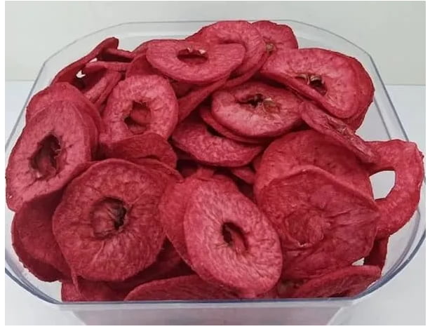 سیب لبویی خشک‌ شده عمده مناسب فروشگاه‌ ها و سوپرمارکت‌ ها