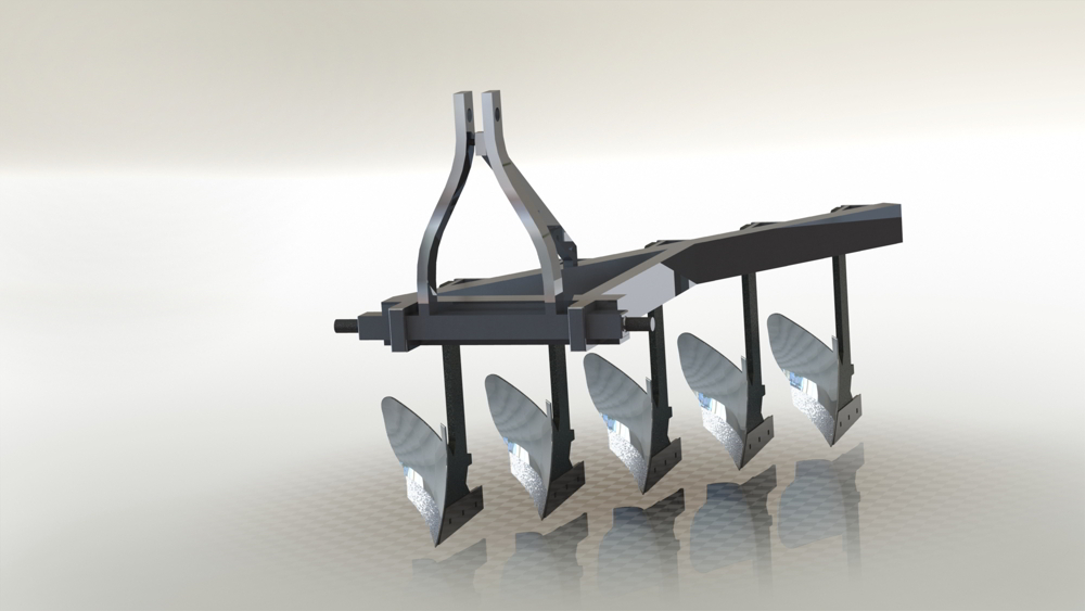 تصویر 3 از گاو آهن ایرانی مقاوم و مناسب برای خاک‌ های متراکم و دشوار