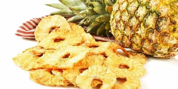 خرید و قیمت آناناس خشک شده حرارتی با طعم شیرین و دلپذیر