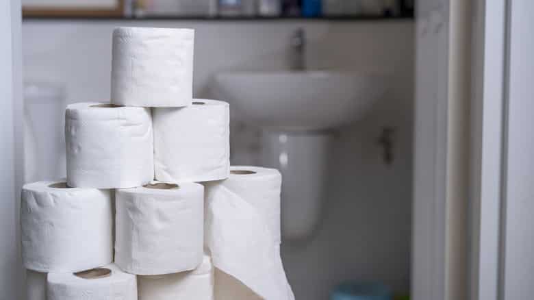 تصویر 1 از دستمال کاغذی سرویس بهداشتی رولی دولایه با مقاومت عالی در برابر پارگی