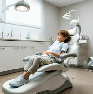 تصویر 2 از صندلی دندانپزشکی کودکانه با طراحی دوست‌ داشتنی و فانتزی