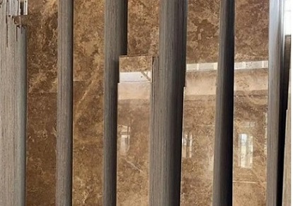 تصویر 3 از سنگ تراورتن حاجی آباد شکلاتی برای فضاهای روشن و دلنشین