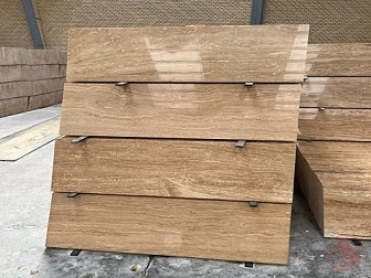 سنگ تراورتن حاجی آباد شکلاتی برای فضاهای روشن و دلنشین