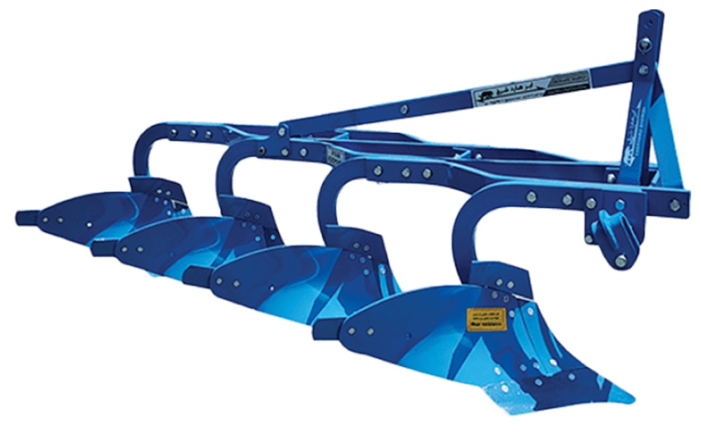 تصویر 2 از گاوآهن هیدرولیکی با قاب تقویت‌ شده و عملکرد بالا در خاک‌ های سخت و متنوع