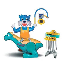 تصویر 2 از صندلی دندانپزشکی کودکانه با ساختار ایمن و استاندارد