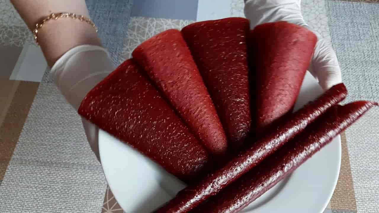 تصویر 4 از خرید لواشک آلبالو کم نمک و خوش طعم خانگی