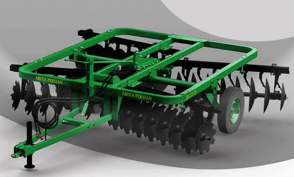 تصویر 2 از گاوآهن جاندیر با مکانیزم انطباقی و ساختار تقویت‌ شده