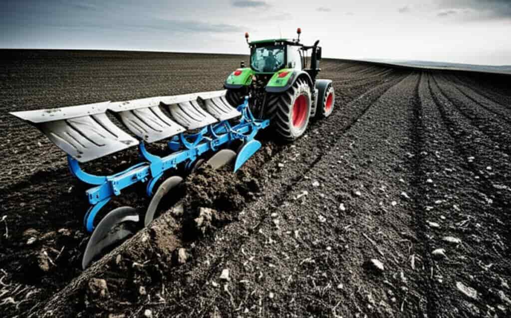 تصویر 3 از گاو آهن قدیم با طراحی سنتی و استحکام قابل اعتماد برای شخم زمین‌ های سنگلاخی