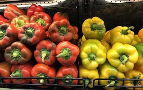 تصویر 2 از فلفل دلمه ای رنگی مخصوص آشپزی حرفه‌ای و مجلسی با سایز یکدست و انتخابی