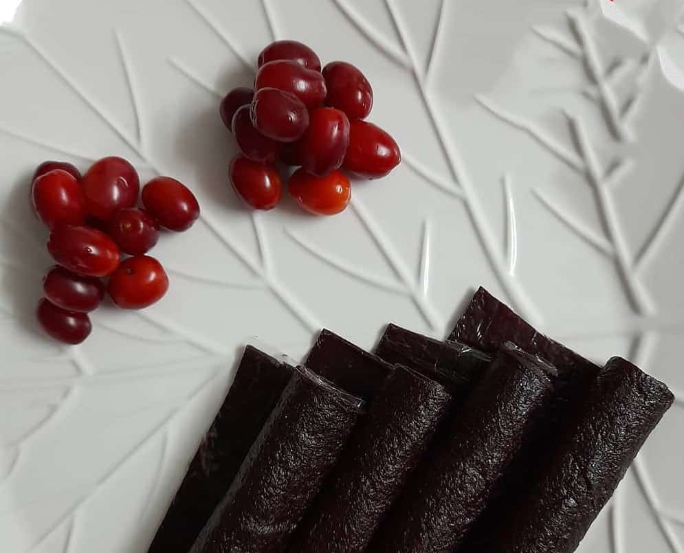 تصویر 4 از لواشک زغال اخته ترش و شیرین با کیفیت عالی