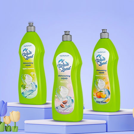 تصویر 4 از مایع ظرفشویی واش لند با قدرت پاک‌کنندگی بالا