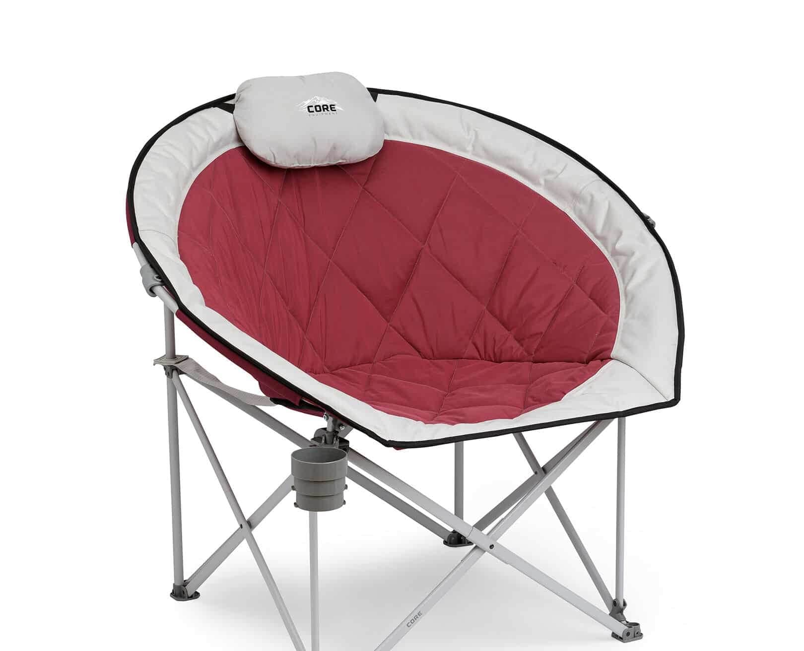 صندلی مسافرتی گرد مناسب فضا های محدود با بدنه تقویت‌ شده