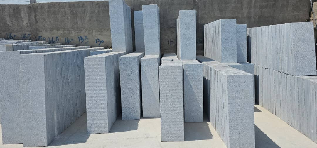 سنگ پله کریستال خاکستری + قیمت ویژه