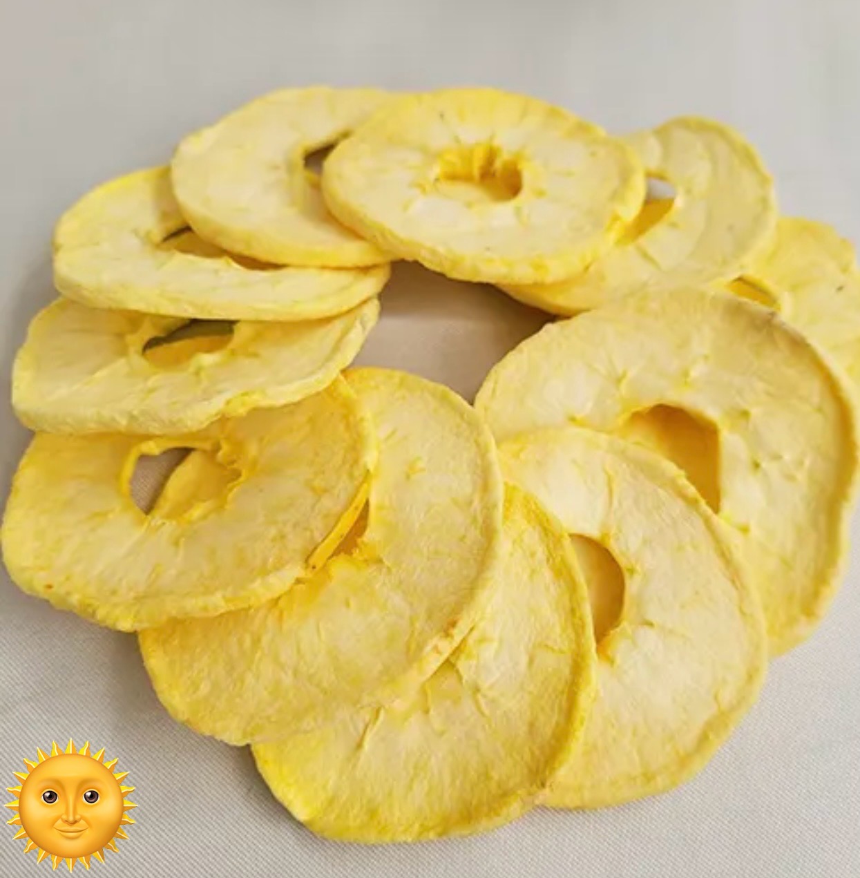 فروش عمده وجزئی سیب زرد بدون پوست خشک برند کرشمه