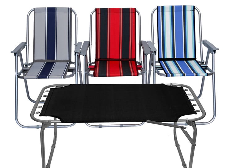 تصویر 2 از صندلی مسافرتی با میز مناسب چیدمان سریع در فضای باز