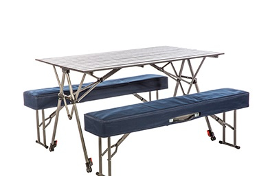 تصویر 3 از صندلی مسافرتی با میز مناسب چیدمان سریع در فضای باز