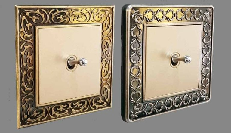 تصویر 1 از کلید و پریز طرح سنتی با کیفیت بالا