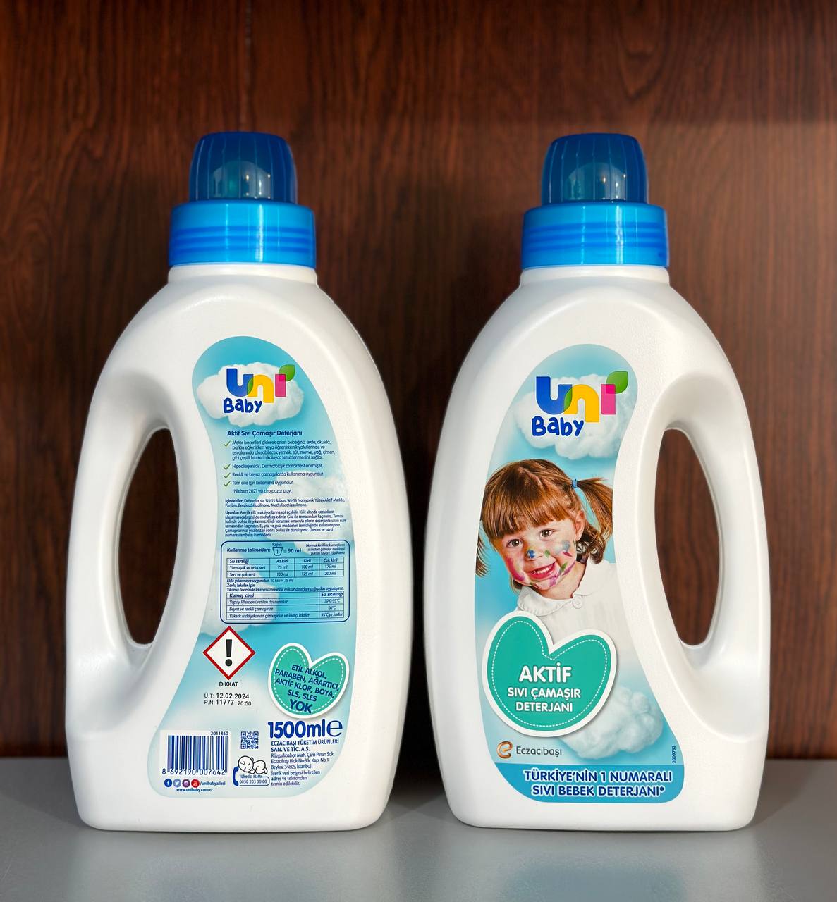 تصویر 1 از مایع ظرفشویی یونی بیبی بدون مواد حساسیت‌ زا