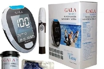 دستگاه قند خون gala td 4277 پایش سریع با تکنولوژی پیشرفته و نمایشگر واضح
