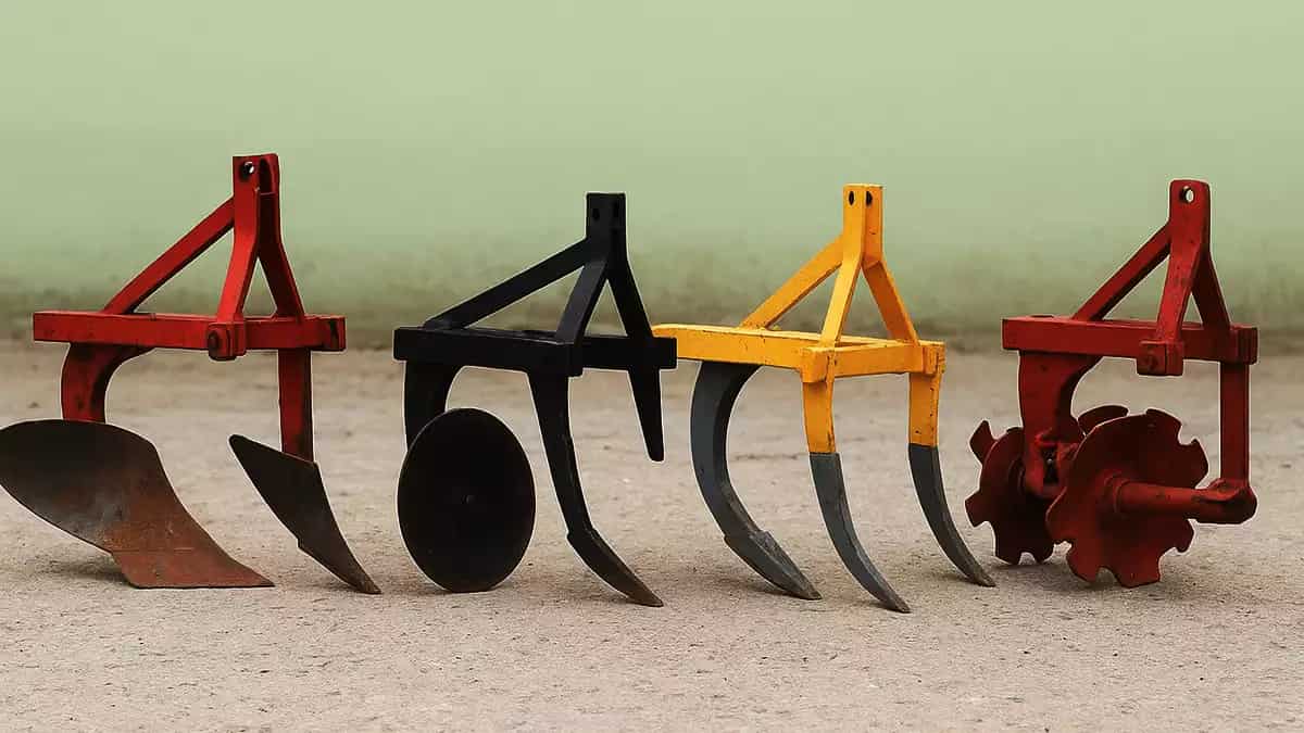 گاو آهن تک خیش مناسب زمین های سبک با توانایی شخم نقطه‌ ای