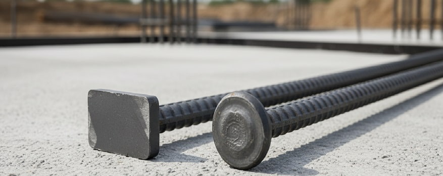 میلگرد سر دار شاخه‌ ای با طول دقیق