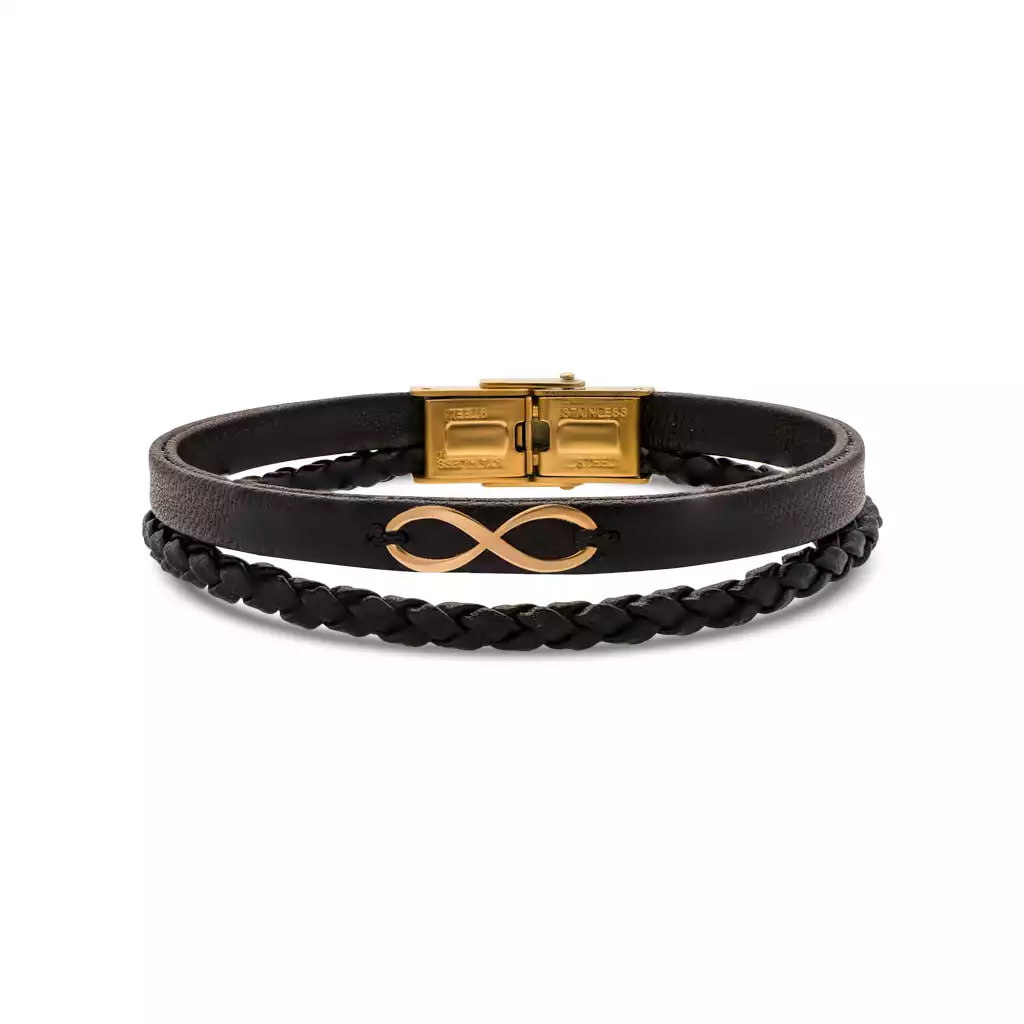 تصویر 2 از دستبند چرم زنانه شيک مناسب استايل روزانه