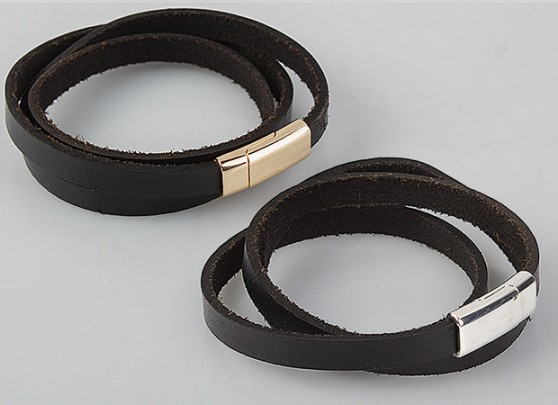 تصویر 2 از دستبند چرم ساده مناسب استايل روزمره و کلاسيک