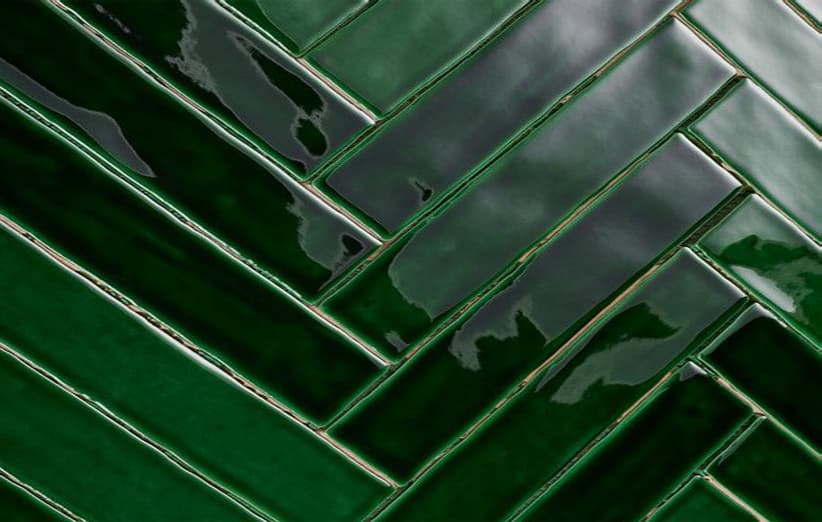 تصویر 4 از سرامیک پرسلان سبز رنگ طرح سنگ با کیفیت صادراتی