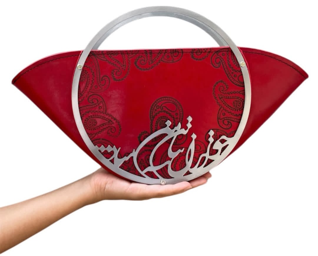 تصویر 1 از کیف دستی زنانه چرم گاوی مجلسی پرفروش