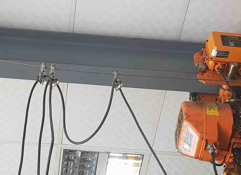 کابل برق جرثقیل هادی چندلایه با انعطاف‌ پذیری بالا و عمر طولانی