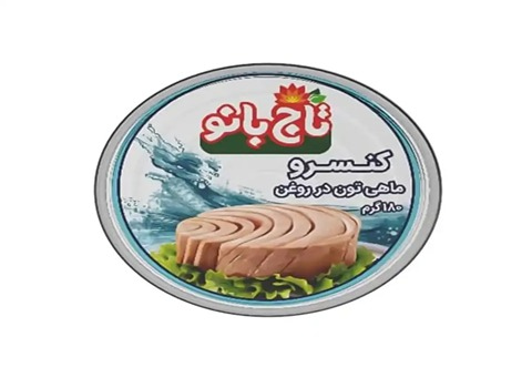 کنسرو تن ماهی تاج بانو تازه و باکیفیت