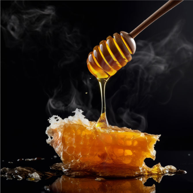 عسل چهل گیاه پیری با طعم مطبوع و شیرین