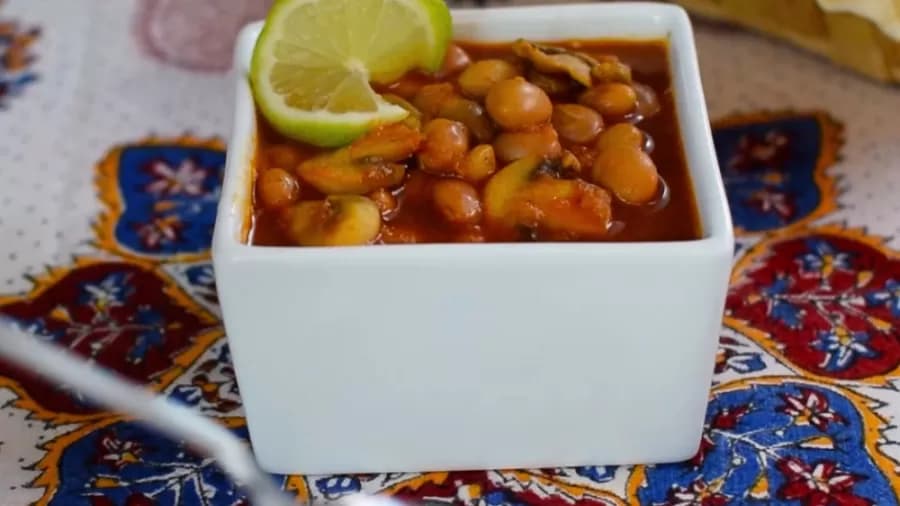 تصویر 2 از کنسرو لوبیا با قارچ برای سفر و پیک نیک