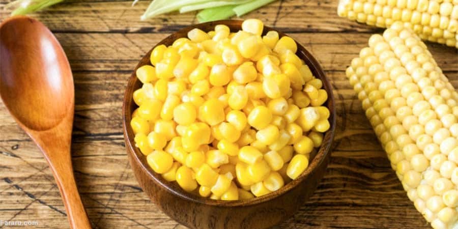 کنسرو ذرت شیرین آماده مصرف با طعم طبیعی درجه یک