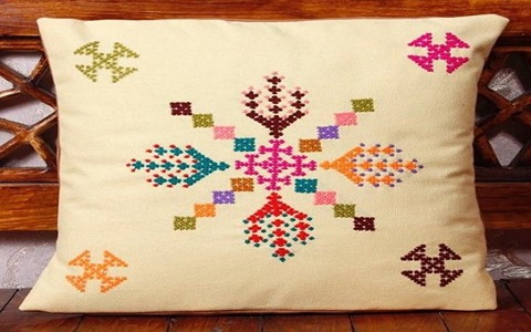 تصویر 2 از بالشت دست دوزی با قابلیت شستشو آسان و روکش ضد حساسیت