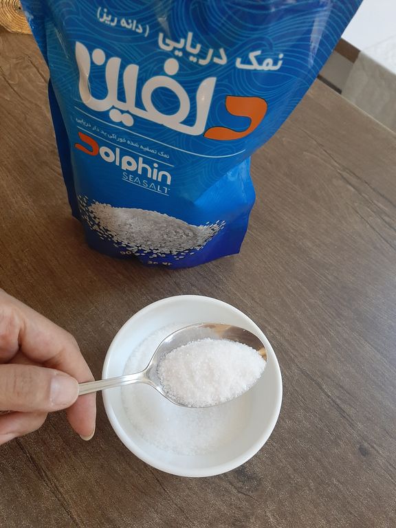 نمک تصفیه شده یددار دلفین با ارزش اقتصادی بالا