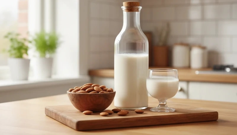 تصویر 1 از شیر بادام مرغوب مخصوص صبحانه انرژی‌ زا و سالم