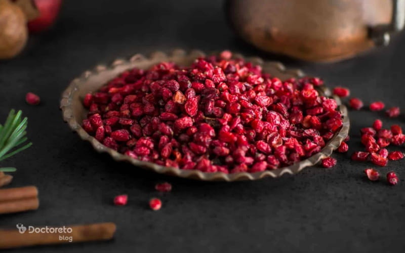 تصویر 2 از زرشک ابگیری ارگانیک با کیفیت عالی و رنگ قرمز روشن