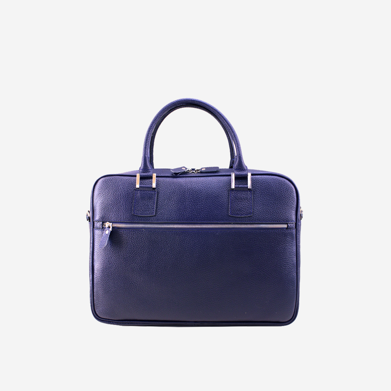 تصویر 1 از کیف چرم اداری سرمه ای طبیعی در مدل‌ های متنوع