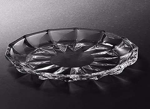 تصویر 3 از پیش دستی بلور قدیمی با طرح موج دار و بدنه شفاف و مقاوم