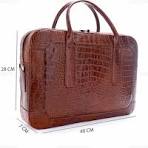 کیف اداری چرم سوسماری با گارانتی معتبر