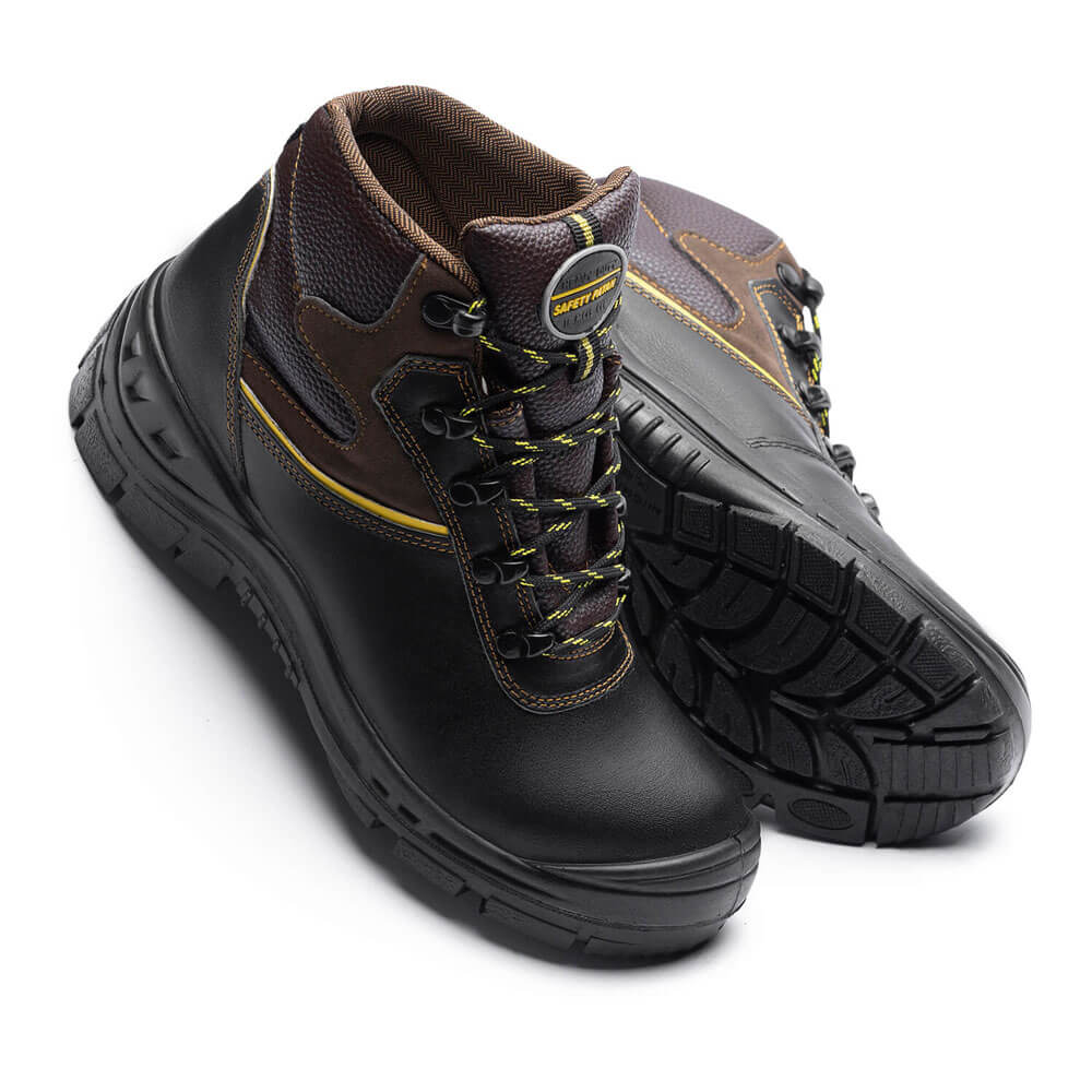 تصویر 1 از کفش ایمنی با رویه چرمی پاتن با طراحی منحصر به فرد