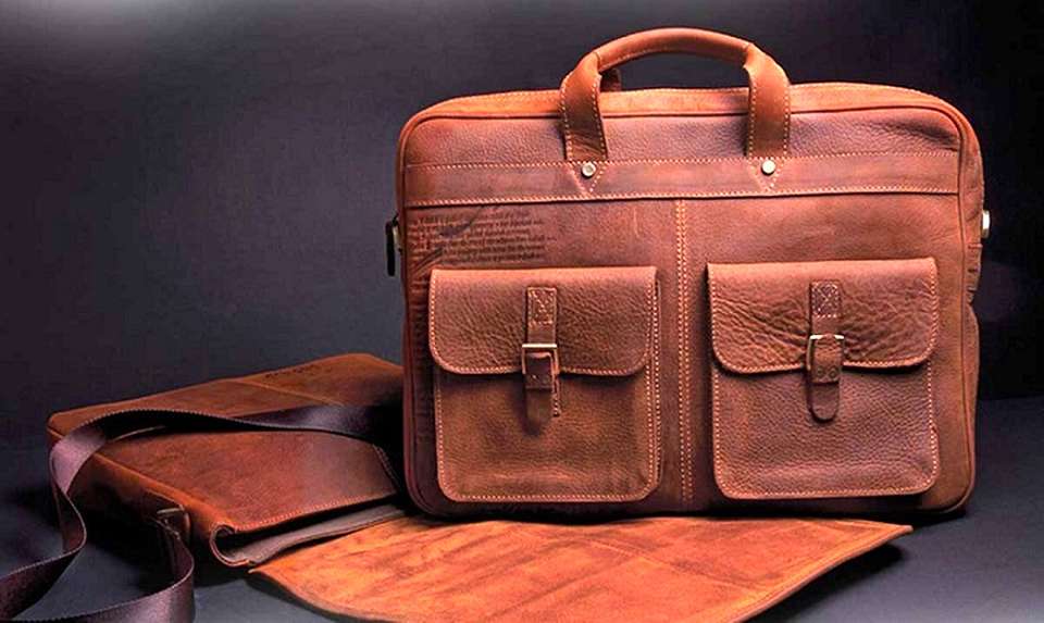 تصویر 1 از کیف چرمی مردانه ضد آب و مقاوم