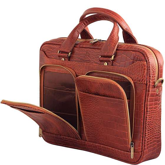 تصویر 3 از کیف چرم اداری سامسونت ویژه با طرح منحصر‌ به‌ فرد