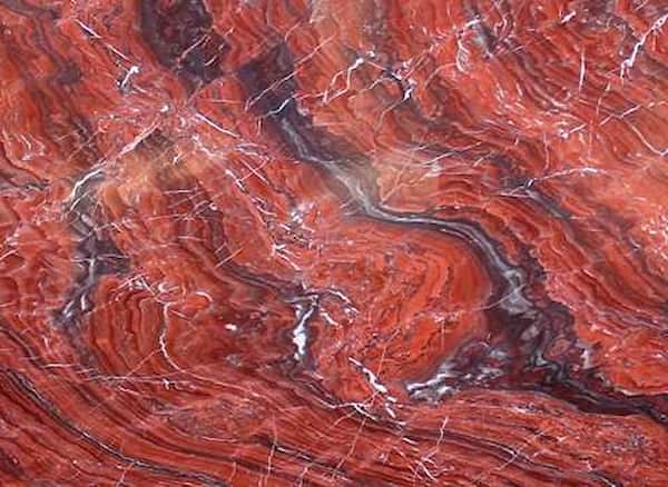 سنگ مرمریت جگری با بافت یک دست و مقاوم در برابر ضربه