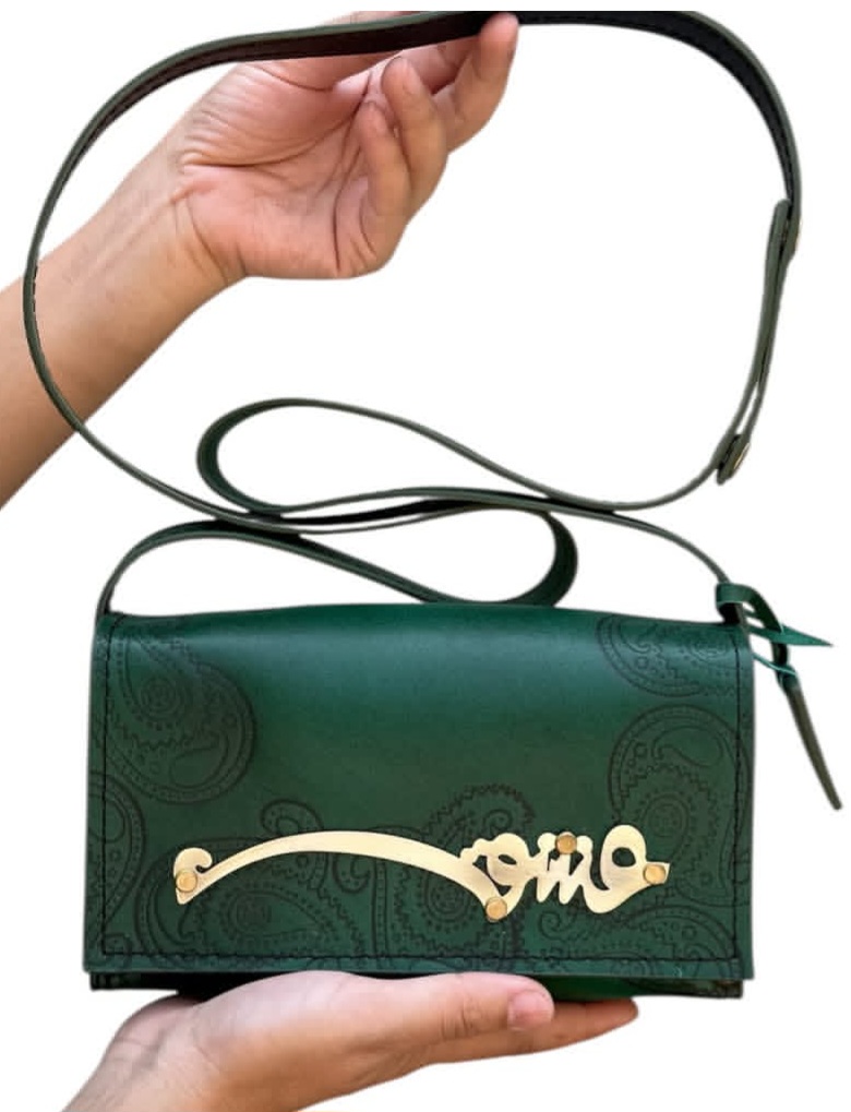 تصویر 1 از کیف دوشی زنانه چرم باقیمت بی نظیر