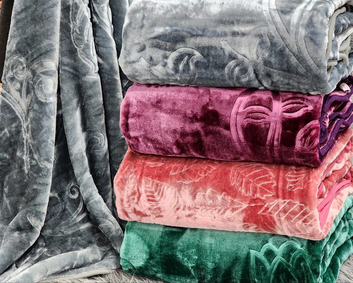 تصویر 4 از قیمت روز پتو زمرد تک رنگ + فروش عمده و ارزان