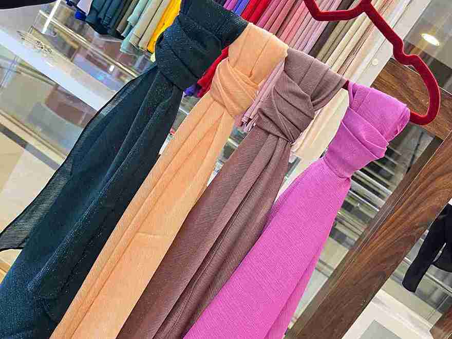 تصویر 5 از حریر روسری حریر کریشه عمده + قیمت تولیدی
