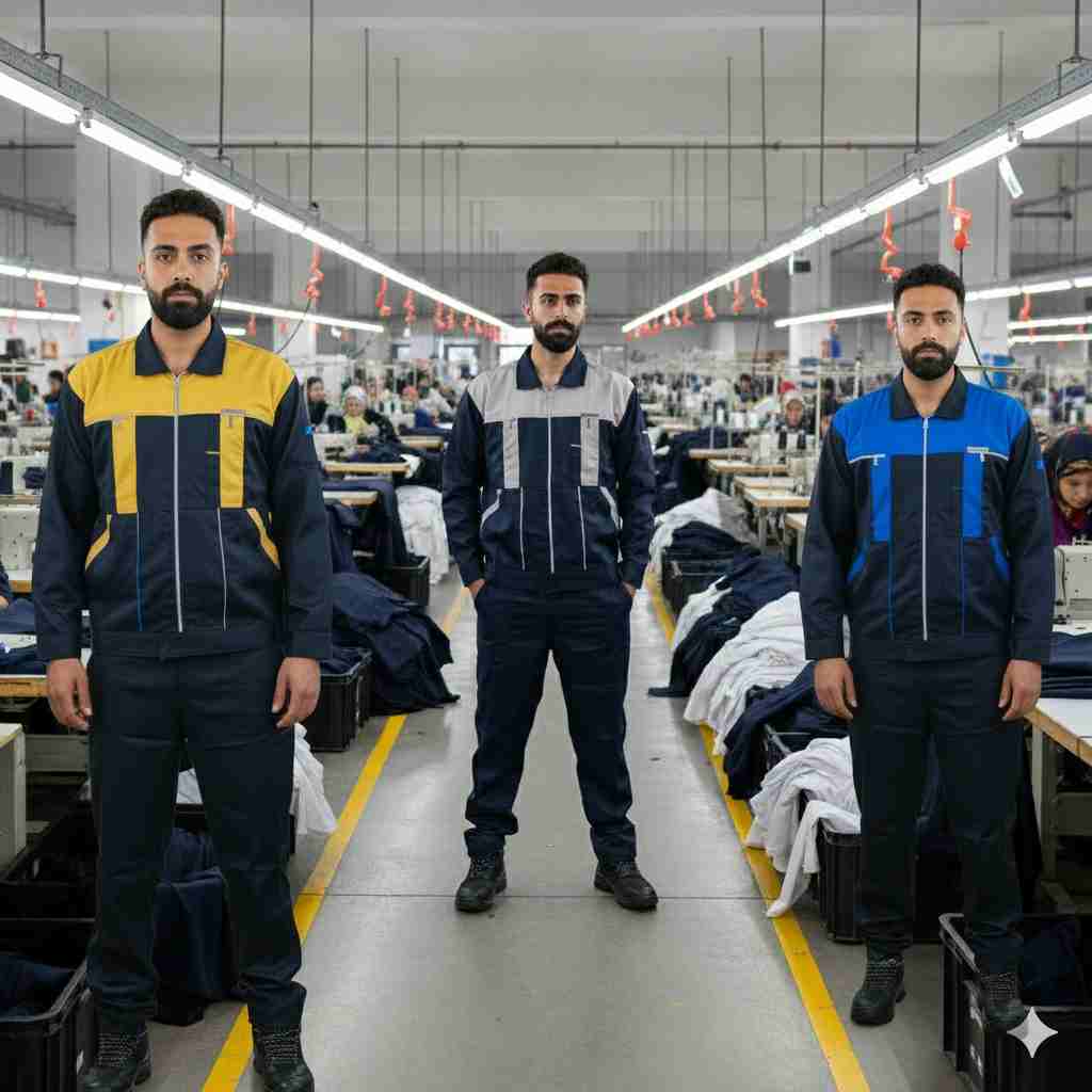 بزرگترین فروشگاه لباس کار در قم + گاردپوش