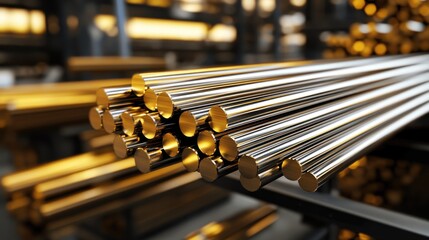 تصویر 4 از میلگرد برنجی با ساختار یکنواخت آلیاژی